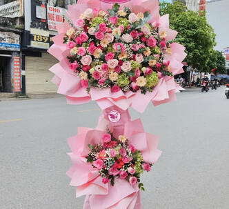 Lẵng hoa khai trương